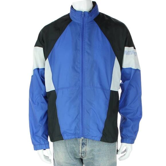 90s Vintage Nike Air Classic Gray Tag Color Block Windbreaker Rain